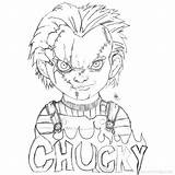 Chucky Lineart Eyball Xcolorings sketch template