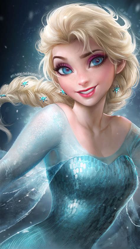 Frozen Elsa And Anna Digital Fan Art Wallpapers