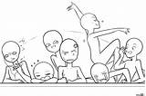 Squad Draw Base School Drawing Funny Drawings Deviantart Friends Group Fight Oc Food Poses Meme Reference Groups Bocetos Amazonaws S3 sketch template