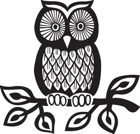 owl outline drawing clipart  clipartsco
