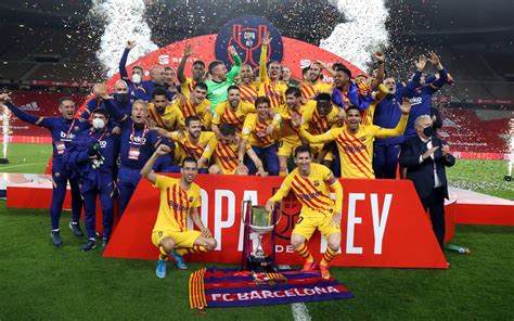 fc barcelona win copa del rey  bilbao messi nets  pragativadi