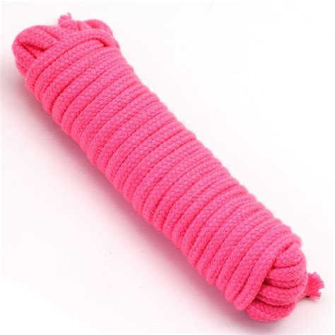 buy 10 meter long sex restraint rope pink cotton sex