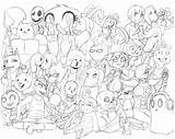 Undertale Frisk Undertable Asriel Coloringhome sketch template