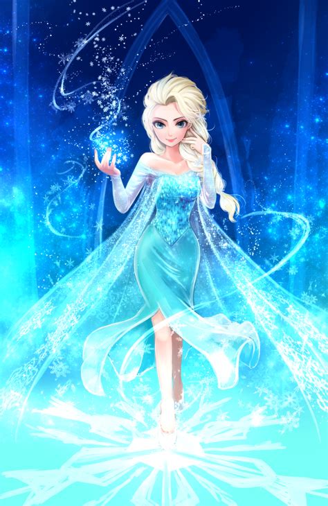 Elsa The Snow Queen Frozen Disney Mobile Wallpaper