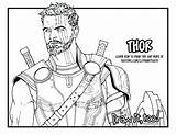 Thor Coloring Pages Avengers Marvel Ragnarok Drawing Lego Printable Draw Hulkbuster Color Characters Hammer Assemble Print Too Hulk Resolution Getcolorings sketch template