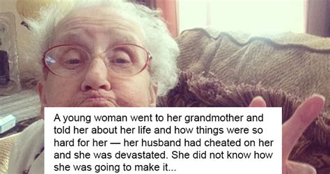she finds out her husband is cheating what her grandma does in response whoa…