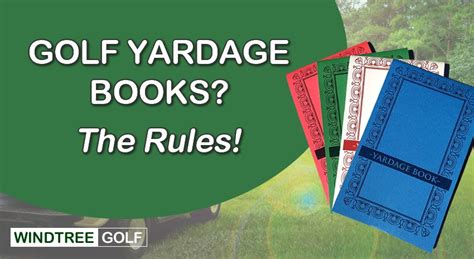 golf yardage books  important facts