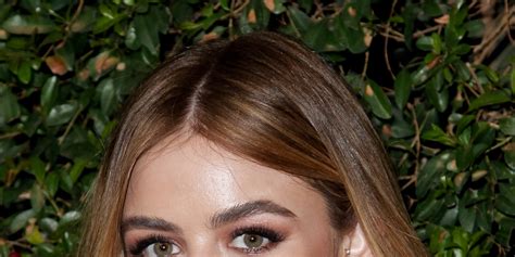 lucy hale returns to her true self with her latest dramatic hair