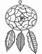 Coloring Dream Catcher Pages Dreamcatcher Feather Drawing Catchers Doodle Easy Print Alley Feathers Kids Printable Colouring Adult Patterns Colorful Mandala sketch template