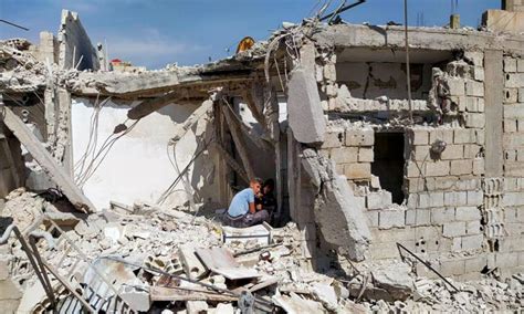 israeli strike  syria kills  fighters  civilians