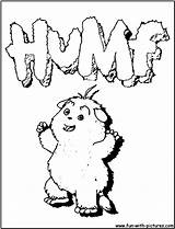 Humf Coloring Logo Pages Colouring Nick Jr Fun Nickelodeon sketch template