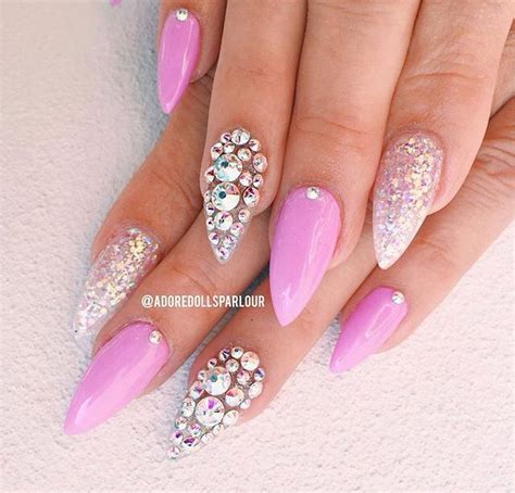 soft pink acrylic gel nails baby pink nails acrylic stiletto nails