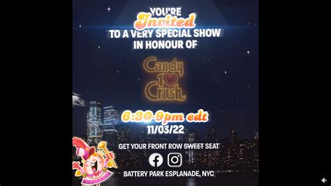 candy crush drone show  light   york city skyline tonight