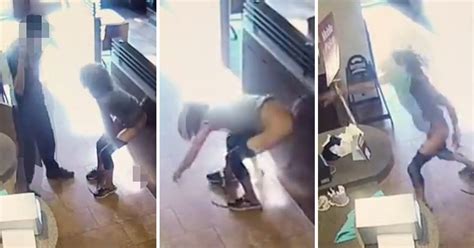 furious woman poos on floor of tim hortons then hurls it at waiter