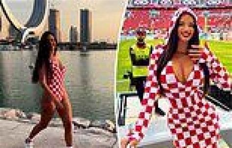 sport news the world cup s sexiest fan outrages locals in qatar as the