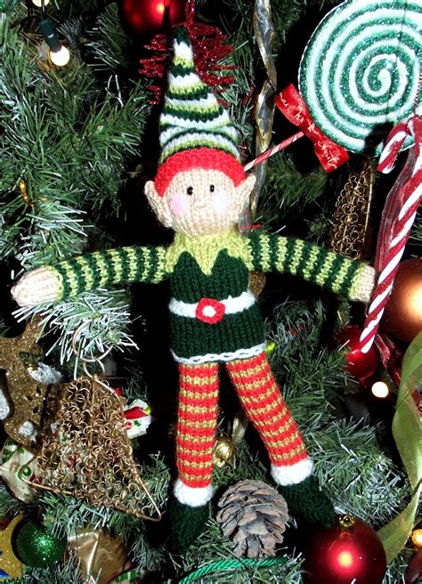liana marcel  calm  craft  christmas elf knitting
