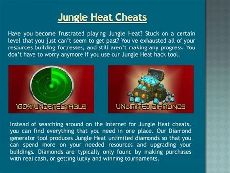jungle heat hack android jungle heat hacks tool hacks