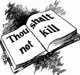 Thou Shalt Commandments Clipart Ten Kill Murder Commandment Clip 5th Suicide Assisted Shall Illustration Do Church Svg God Ethical Purim sketch template