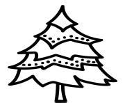 christmas tree coloring pages printable