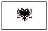 Albania Mewarnai Bendera Sketsa Flag sketch template
