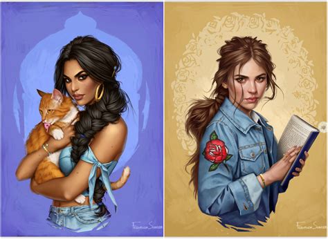 Artist Fernanda Suarez Illustrates The Modern Day Disney