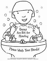 Germs Hygiene Coloring Kids Pages Printable Activities Sharing Health Worksheets Preschool Kindergarten Printables Board Choose Posters sketch template