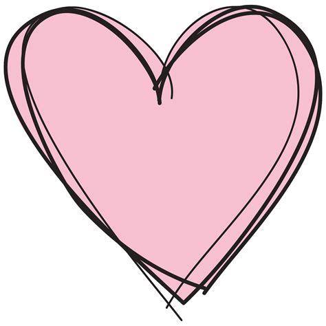 pink heart transparent background