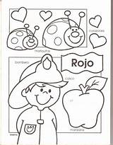 Color Para Colorear Objetos Objects Del Mismo Spanish According Coloring Kindergarten Bilingual Colores Elementary sketch template