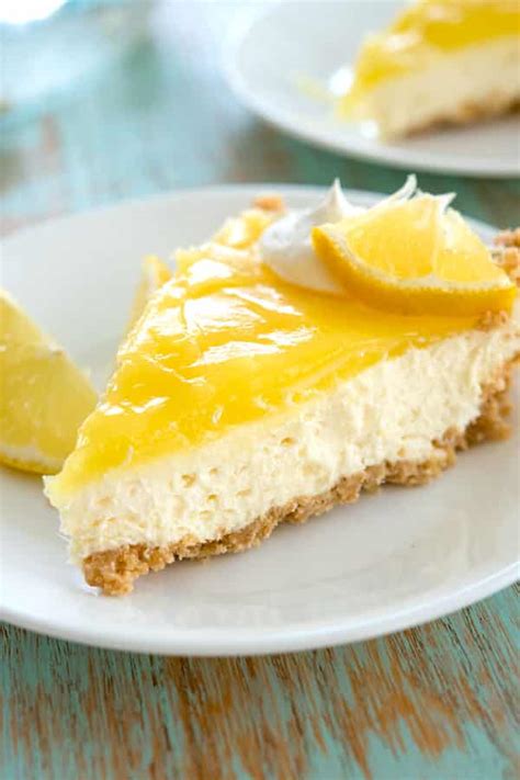 lemon cream cheese pie  bake kitchen gidget