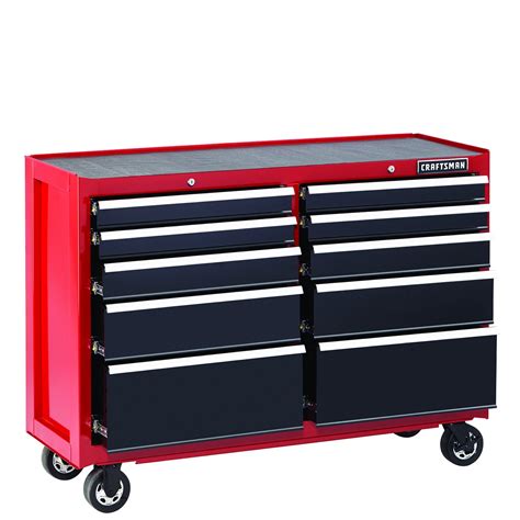 craftsman    drawer soft close rolling cart redblack