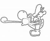 Yoshi Island Ds Part Yoshis Coloring sketch template