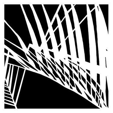 palm fronds silhouette mini silhouette stencil stencils leaf stencil