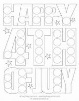 July Dot 4th Printables Do Easy sketch template
