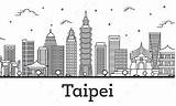 Taipei Taiwan sketch template