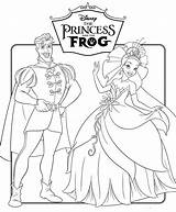 Coloring Princess Tiana Disney Pages Naveen Frog Enchanting Meet Stories Beautiful sketch template