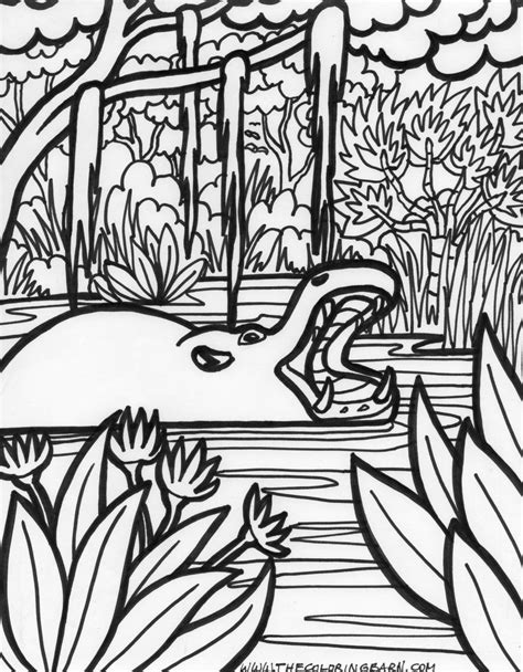 safari animals coloring pages  adults jungle coloring pages