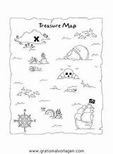 Schatzkarte Piraten Malvorlage Ausmalen Treasure Ausmalbild Beliebt Diverse Activities Inspiritoo sketch template