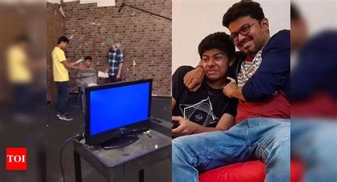 Vijay S Son Jason Sanjay Spotted Filming A Short Film Video Goes Viral