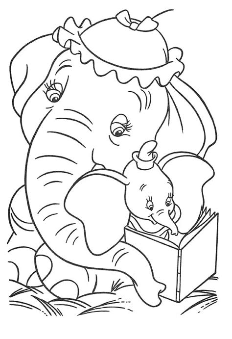 dumbo coloring pages kidsuki