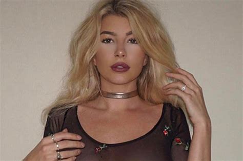 olivia buckland gives x rated braless flash in sheer top