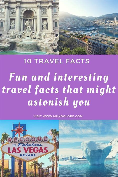 fun  interesting travel facts   astonish  mundolore travel facts world