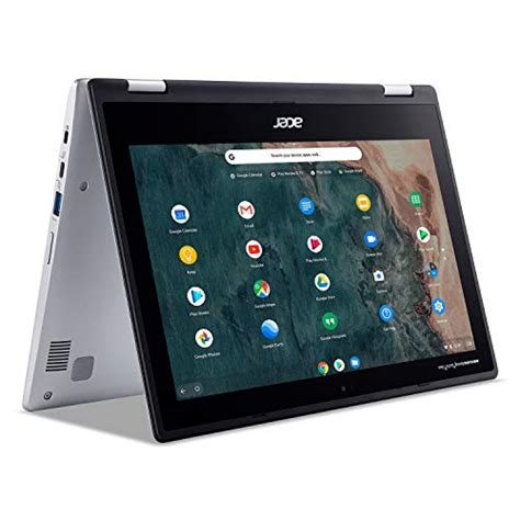acer chromebook spin  convertible laptop intel celeron   hd touch gb lpddr
