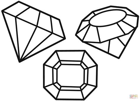 crystal coloring page  printable coloring pages