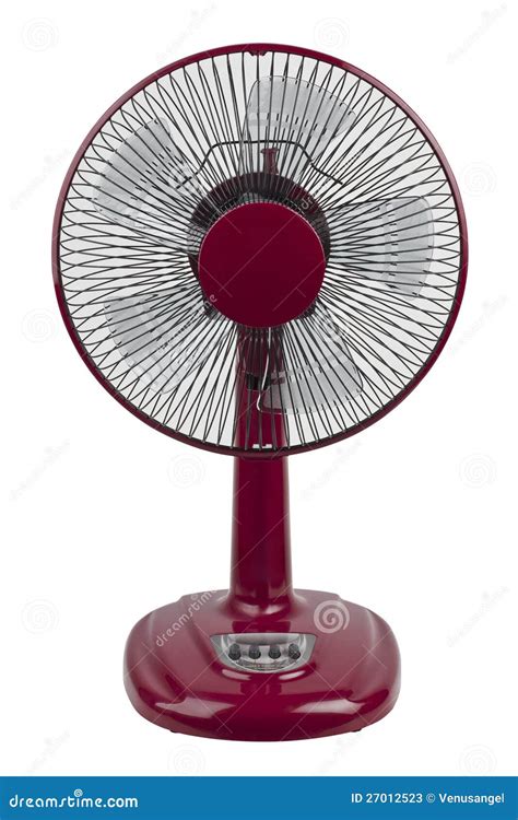 red electric fan stock  image
