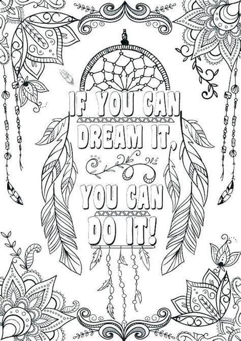 printable quote coloring pages