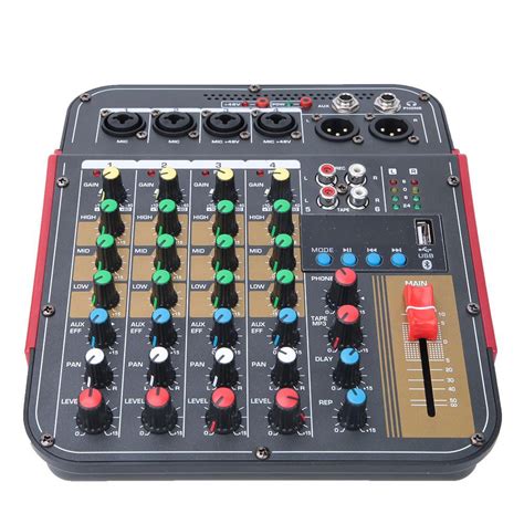 kritne sound board console sound mixer portable  channel mixer audio sound board console