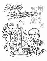 Coloring Christmas Step2 sketch template