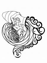 Aquarius Lineart Tattoos Clipartbest Clipartmag sketch template