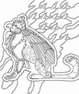 Gryphon Getdrawings Coloring Pages sketch template