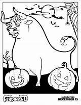 Ferdinand Bull Coloring Pages Printable Sheets Halloween Movie Color Pumpkin Activity Disney Stencils Carving Activities Print Site Getcolorings Sheet Observador sketch template